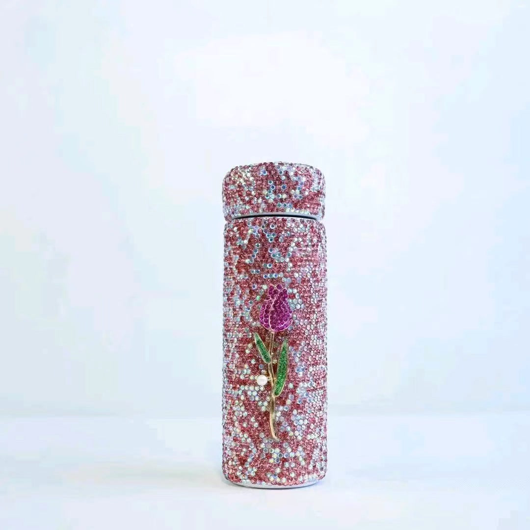 Wholesale 304 food grade stainless steel starry sky convenient pocket thermos cup